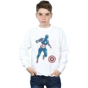 Sweat-shirt enfant Marvel Avengers Endgame Painted Captain America