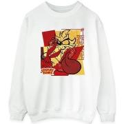 Sweat-shirt Dessins Animés Taz Bugs Rabbit New Year