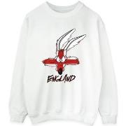 Sweat-shirt Dessins Animés Coyote England Face