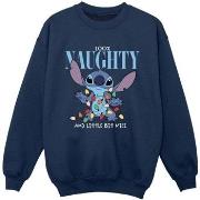Sweat-shirt enfant Disney Lilo Stitch Naughty Nice