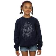 Sweat-shirt enfant Disney Millennium Falcon Christmas Tree Delivery