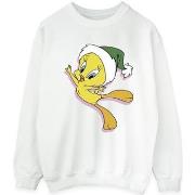 Sweat-shirt Dessins Animés Tweety Christmas Hat