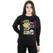 Sweat-shirt Dc Comics Chibi Super Friends Dance