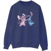 Sweat-shirt Disney Lilo Stitch Kisses