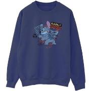 Sweat-shirt Disney Lilo And Stitch Easily Distracted