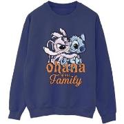 Sweat-shirt Disney Lilo And Stitch Ohana Angel Hug