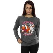Sweat-shirt Scooby Doo Collegiate Circle
