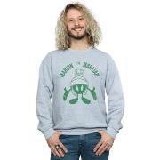 Sweat-shirt Dessins Animés Marvin The Martian Large Head