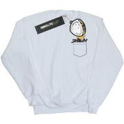 Sweat-shirt Dessins Animés Daffy Duck Faux Pocket