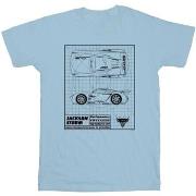 T-shirt Disney Cars Jackson Storm Blueprint