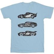 T-shirt Disney Cars Text Racers