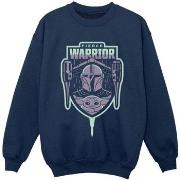 Sweat-shirt enfant Disney The Mandalorian Fierce Warrior