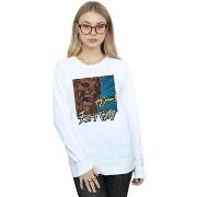 Sweat-shirt Disney Chewbacca Roar Pop Art