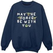 Sweat-shirt enfant Disney The Mandalorian Grogu May The Force Be With ...