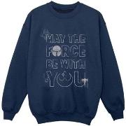 Sweat-shirt enfant Disney The Mandalorian May The Force