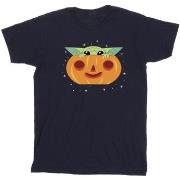 T-shirt enfant Disney The Mandalorian Grogu Pumpkin
