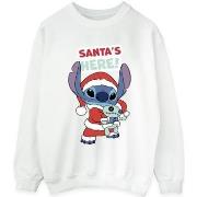 Sweat-shirt Disney Santa's Here