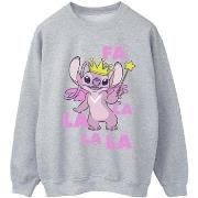 Sweat-shirt Disney Lilo Stitch Angel Fa La La