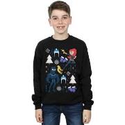Sweat-shirt enfant Marvel Black Panther And Black Widow Christmas Day