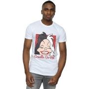 T-shirt Disney Cruella De Vil Cropped Head