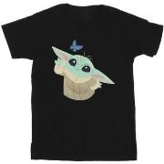 T-shirt enfant Disney The Mandalorian Butterfly Catching