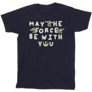 T-shirt enfant Disney The Mandalorian May The Force Be With You