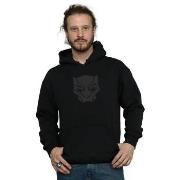 Sweat-shirt Marvel Black Panther Black On Black