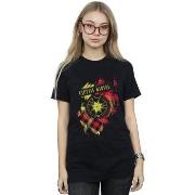 T-shirt Marvel Captain Tartan Patch