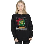 Sweat-shirt Dessins Animés Tweety Pie Christmas Fair Isle