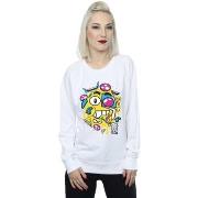 Sweat-shirt Dc Comics Teen Titans Go Pizza Face