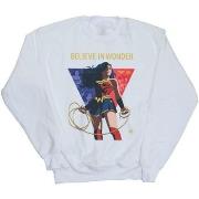 Sweat-shirt enfant Dc Comics 80th Anniversary Believe In Wonder