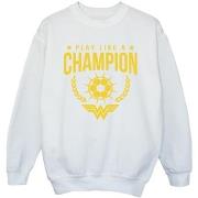 Sweat-shirt enfant Dc Comics Wonder Woman Play Like A Champion