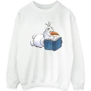 Sweat-shirt Disney Frozen Olaf Reading