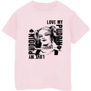 T-shirt enfant Dc Comics Suicide Squad Love Puddin