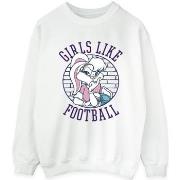 Sweat-shirt Dessins Animés Girls Like Football