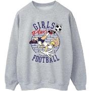 Sweat-shirt Dessins Animés Lola Bunny Girls Play Football