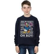 Sweat-shirt enfant Disney Donald Duck Christmas Fair Isle