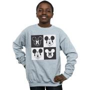 Sweat-shirt enfant Disney Mickey Mouse Smiling Squares