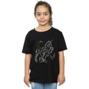 T-shirt enfant Harry Potter Unicorn Line Art