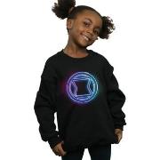 Sweat-shirt enfant Marvel Black Widow Neon Logo