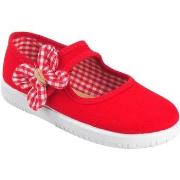 Chaussures enfant Vulpeques 126-p toile fille rouge