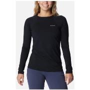 T-shirt Columbia W MIDWEIGHT STRETCH LS BLACK TO