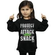 Sweat-shirt enfant Disney The Mandalorian Protect Attack Snack