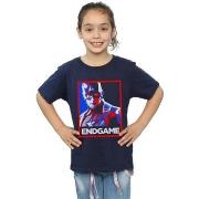 T-shirt enfant Marvel Avengers Endgame Captain America Poster