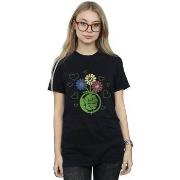 T-shirt Marvel Hulk Flower Fist