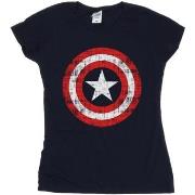 T-shirt Marvel Avengers Captain America Scratched Shield