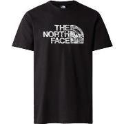Chemise The North Face M S/S WOODCUT DOME TEE