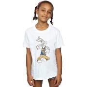 T-shirt enfant Dessins Animés Bugs Bunny Rapper