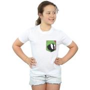 T-shirt enfant Dessins Animés Marvin The Martian Face Faux Pocket