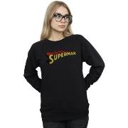 Sweat-shirt Dc Comics Superman Telescopic Crackle Logo